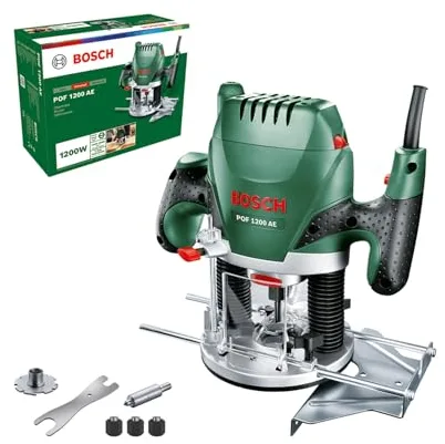 Bosch Fresadora de superficie POF 1200 AE (1200 vatios, en caja de cartón)