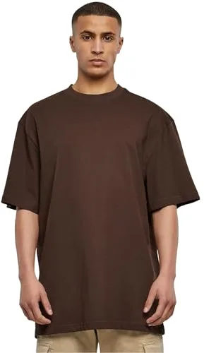 Urban Classics TB006-Tall Tee, Camiseta Hombre, Marrón, L Grande Extra alto
