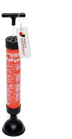 ROTHENBERGER Industrial Limpiador de succión y presión RoPump, limpiador de desagües para eliminar obstrucciones en tuberías en el área del sifón y el desagüe, perfecto para uso doméstico
