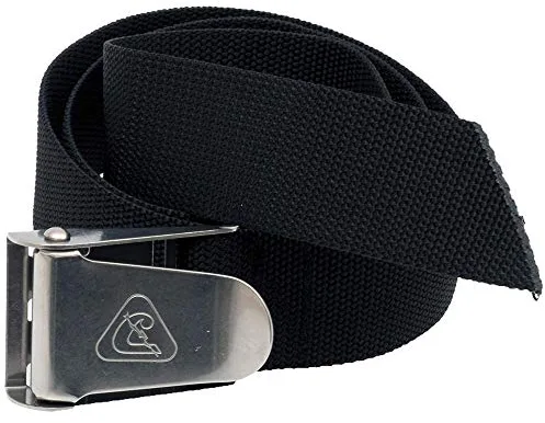 Cressi TA625000 Riemen - Cinturón con hebilla de apertura rápida, color negro
