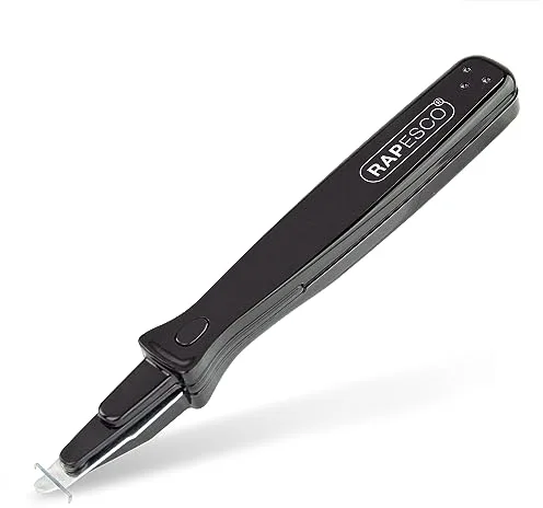 Rapesco PSR101B1 Quitagrapas de Oficina Modelo 101, Negro