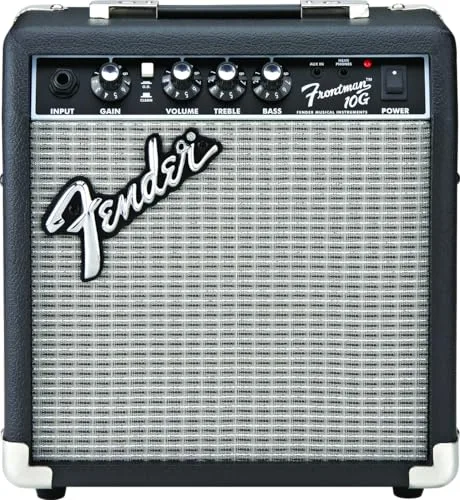 Fender Amplificador Frontman 10G Combo para Guitarra, Amplio Estudio Ideal para Guitarra Eléctrica