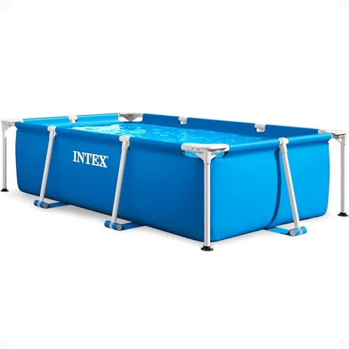 Intex 28270NP Small Frame - Piscina Desmontable, 220 x 150 x 60 cm, 1.662 litros, Color Azul