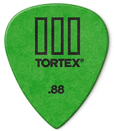 JIM DUNLOP Púas Tortex T3 0,88mm Saco de 12