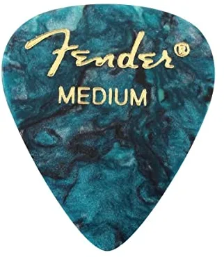 Fender - Púas 351 Shape Premium para guitarra eléctrica, acústica, mandolina y bajo (12 unidades)