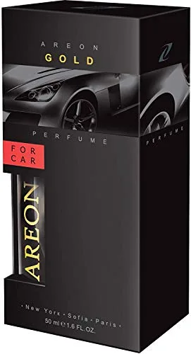 Areon Ambientador de lujo para coche (dorado, 50 ml)