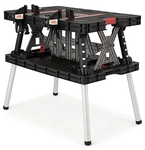 Keter 17182239 - Banco de trabajo plegable