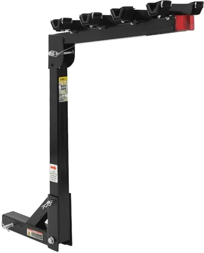 MaxxHaul 70210 - Soporte de Enganche para 4 Bicicletas, Color Negro para Coches, Camiones, SUV, minivans, Grande