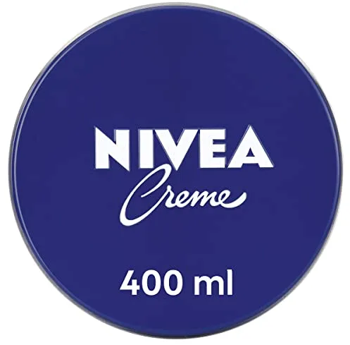 NIVEA Creme (1 x 400 ml), crema hidratante corporal y facial para toda la familia, crema universal para una piel suave e hidratada, crema multiusos