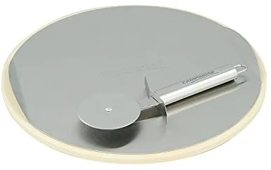 Campingaz Piedra Pizza para el Sistema Culinary Modular con rueda de corte | bandeja de acero inoxidable para facilitar la colocación de los alimentos | Ø 30 cm | Peso 1,56 kg