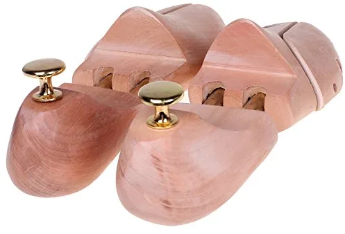 HIMRY® 1 Par | Hormas de Zapato, Madera Natural, Regulable, hormas, Tensor para el Calzado, ensanchador para el Calzado. Tamaño 39 - Tamaño 40, KXB6000-39