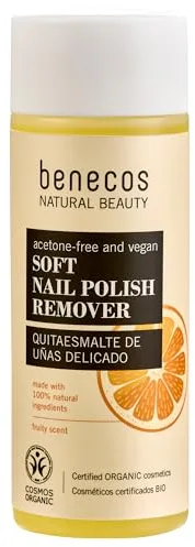 Benecos - natural beauty 93871 - quitaesmalte de uñas - aceite orgánico de cáscara de órgano y aceite de lavanda orgánico - vegano - 125 ml