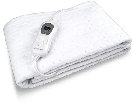 medisana HU 665 Calefacción bajo la cama, 150 x 80 cm, desconexión automática, protección contra sobrecalentamiento, 3 ajustes de temperatura, lavable adecuado para todos los colchones estándar