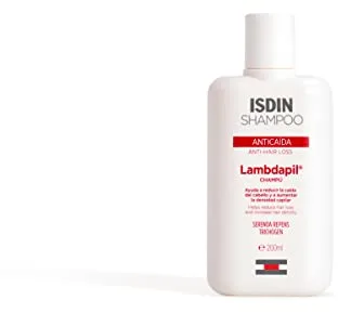 ISDIN Lambdapil Champú Anticaída Ayuda a Reducir la Caída Excesiva del Cabello y a Aumentar su Densidad, Cabello Fuerte y con Aspecto Saludable, 200 ml