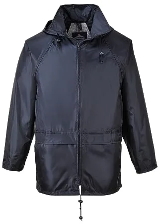 Portwest S440 Chaqueta Impermeable Clásica Ligera para Hombre Azul Marino, 4XL