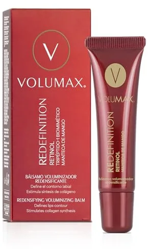 Volumax Redefinition - Bálsamo Labial Reparador, Protector, Regenerante y Antiarrugas | Define, Hidrata Y Perfila | Labios Suaves | con Retinol | Mejora Producción De Colágeno - 15ml