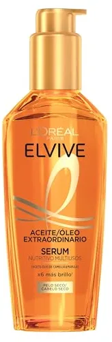L'Oréal Paris Aceite Tratamiento Sublimador Para El Cabello, Para Pelo/Cabelo Seco, Elvive Aceite Extraordinario, 100 ml
