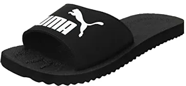 PUMA Purecat, Chanclas, Unisex adulto, Black/White, 42 EU