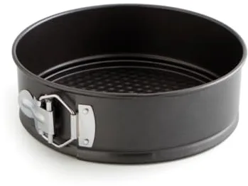 Quid Sweet Grey Molde Redondo Desmontable Acero Pintado, Negro, 20 cm