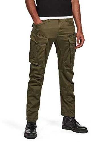 G-STAR Hombres Rovic Zip 3D Regular Tapered Pants, Verde (Dk Bronze Green D02190-5126-6059), 34W / 34L