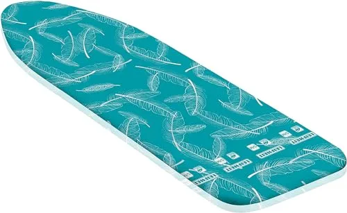 Leifheit Funda para tabla de planchar Thermo Reflect S/M, funda acolchada para tablas de planchar de hasta 125 x 40 cm, reflecta el vapor y el calor