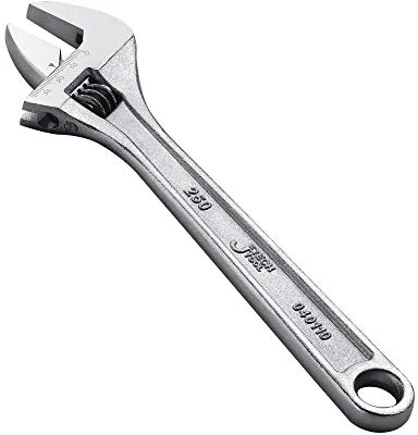 Jetech Llave Inglesa Ajustable de 250mm(10 pulgadas) para Fontanería, Acero Cr-V Forjada, Llave Inglesa Profesional con Gran Aperturaancha