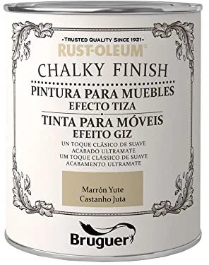 Rust-Oleum Bruguer Chalky Finish pintura para muebles Marrón Yute 750 ml