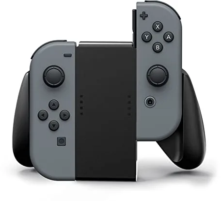 Agarre cómodo Joy-Con para Nintendo Switch: Negro