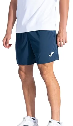 Joma Pantalón Corto Deportivo Hombre, Cintura Elástica y Ajuste de Cordón, Bermuda Transpirable y Secado Rápido, Marino, M