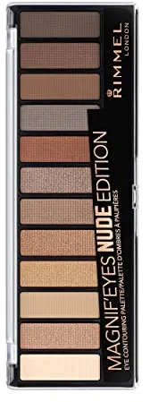 Rimmel London Magnifeyes Palette Nude Edition Paleta de Sombras Tono 1 - 14.16 gr
