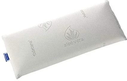 Todocama - Almohada viscoelástica, 70 cm núcleo Compacto. Doble Funda con Cremallera. Tejido Aloe Vera. Termorregulable adaptabilidad al Cuello.