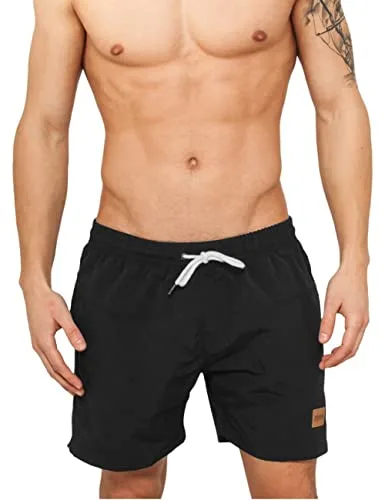 URBAN CLASSICS Bañador para Hombre Estilo Moderno, Bermudas Cortos, Shorts de Baño para Natación de Secado Rápido adapto para las Vacaciones, Tallas XS-5XL