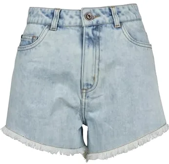 Urban Classics Ladies Denim Hotpants, Pantalones Cortos, Mujer, Negro (Black Washed), 30W