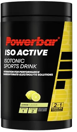 Powerbar - Isoactive - Lemon - 600g - Bebida isotónica para deportistas - 5 electrolitos