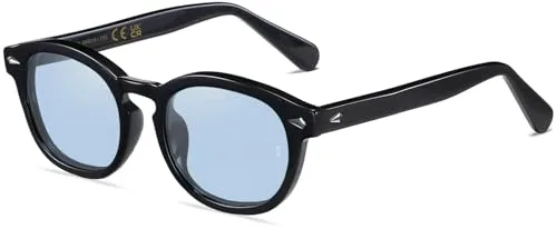SHEEN KELLY Polarizado Coloridas Hombre gafas de sol de moda retro Mujer gafas de verano redondo