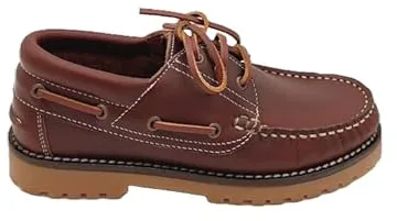 Benavente – Náuticos de Piel Clásicos para Hombre| Zapatos Náuticos con Cordones para Hombre | Suela Antideslizante | Estilo Elegante | para Uso Diario, Otoño e Invierno