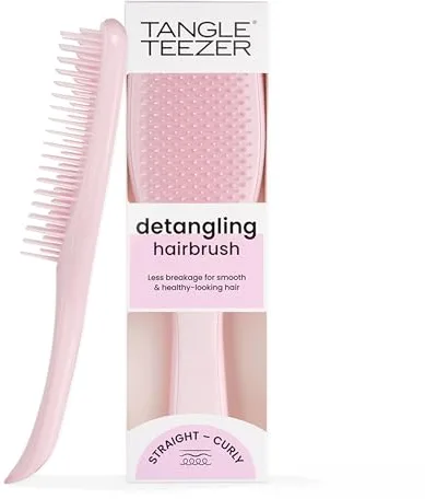 Tangle Teezer Ultimate Detangler Hairbrush - Cepillo Desenredante para Pelo Seco y Mojado - Apto para Todo Tipo de Cabello - Púas de Doble Altura para Menos Rotura y Sin Nudos - Rosa Millennial