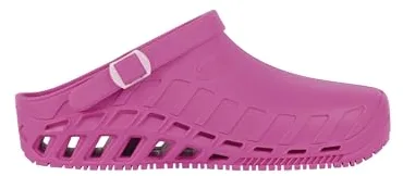 Scholl - Clog Evo, Zuecos Sanitarios Profesionales, Unisex - Adulto, Fucsia, 39/40 EU