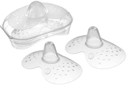 MAM Pezonera de Silicona SkinSoft, para la Irritación, Fácilmente Adaptable, Gran Aceptación y Agradable para la Piel del Bebé, Fácil de Limpiar y Sistema de Autoesterilización, Pack 2 uds, Talla S