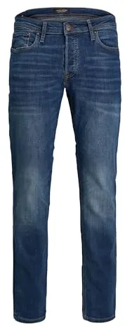 JACK & JONES Slim Straight-fit Jeans Jjitim Jjoriginal Am 781 50SPS Noos Slim Straight-fit Jeans Blue Denim 32 34 Blue Denim