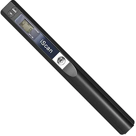 ECOiNVA para iScan Wand Escáner portátil de Documentos A4, 900DPI Escáner USB Escáner móvil Escáner móvil (Negro)