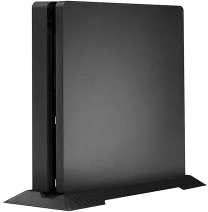 KlsyChry Soporte Vertical para PlayStation 4 Slim PS4 Slim Consola, Negro