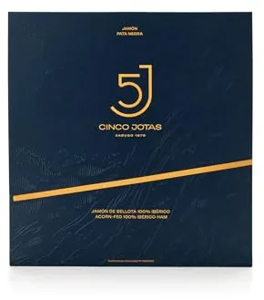 CINCOJOTAS Jamón De Bellota 100% Ibérico Cinco Jotas Loncheado, 1 sobre de 80gr