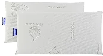 Todocama Almohada viscoelástica Aloe Vera (Pack de 2 Unidades - 75 cm)