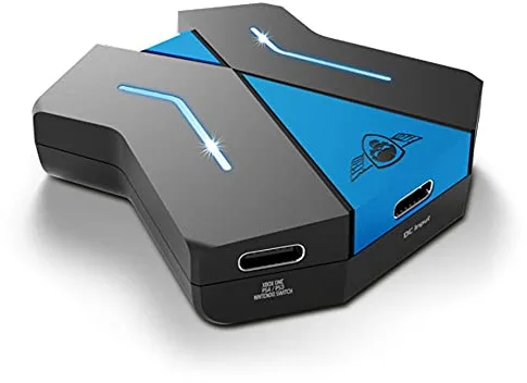 Spirit Of Gamer - Adaptador Teclado y Ratón - Compatible con Mandos De PS4/PS3/SWITCH/XBOX - Convertidor de Consolas De Videojuegos - Juega con Teclado Y Ratón con El CROSSGAME One