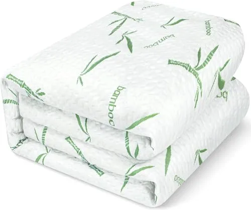 Utopia Bedding Protector de Colchón 150 x 200 x 30 cm Impermeable, Viscosa Premium, Certificación Oeko-Tex, Cubre Colchón Transpirable, Elástico En Todo