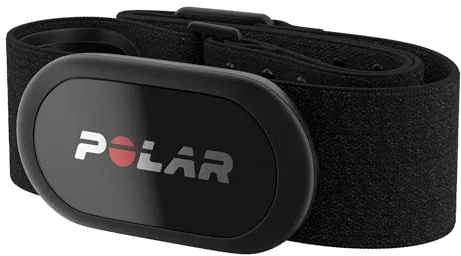 Sensor de FC Polar H10 – Ant+ y Bluetooth, precisión ECG/EKG, VFC, Resistente al Agua, Elástico Lavable a máquina, Ajuste cómodo, Batería reemplazable, Apto para Deportes y Gimnasio