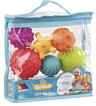 Bolsa Bolas sensoriales 6 pcs Molto