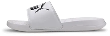 PUMA Popcat 20, Chanclas Unisex adulto, Puma White Puma Black, 43 EU