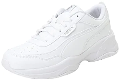PUMA Cilia Mode, Zapatillas de Deporte Mujer, Puma White-Puma Silver, 36 EU